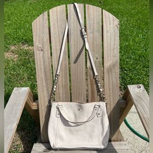 Light Pink, Leather, Kate Spade, over the shoulder purse